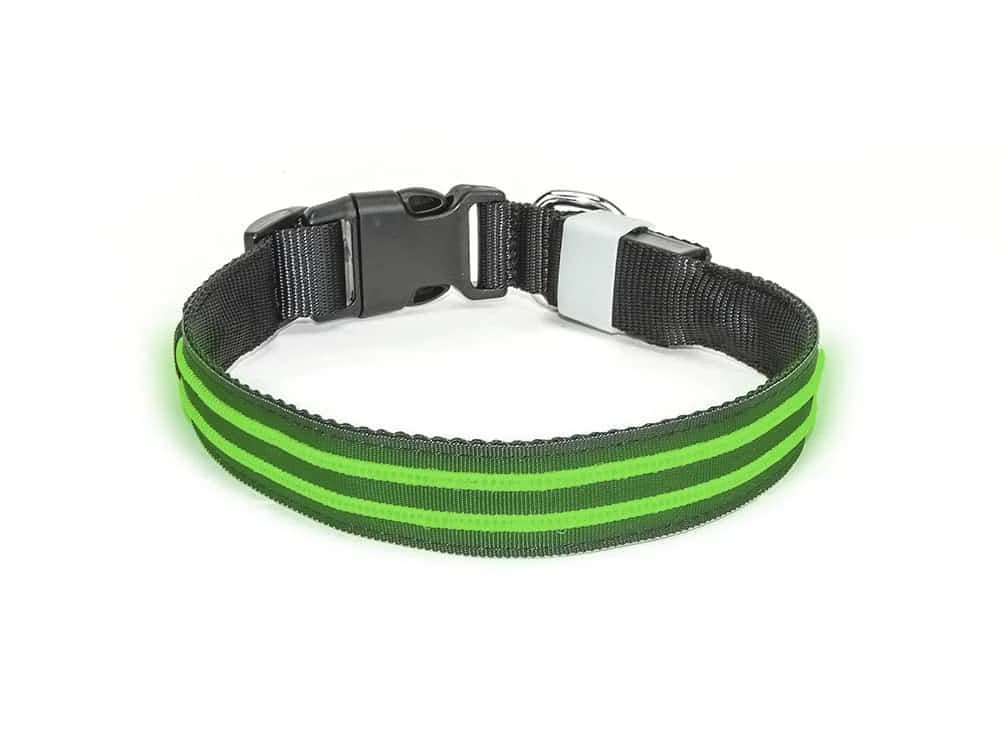 LED Halsband Oplaadbaar Groen 40-50cm PX1 Hilox