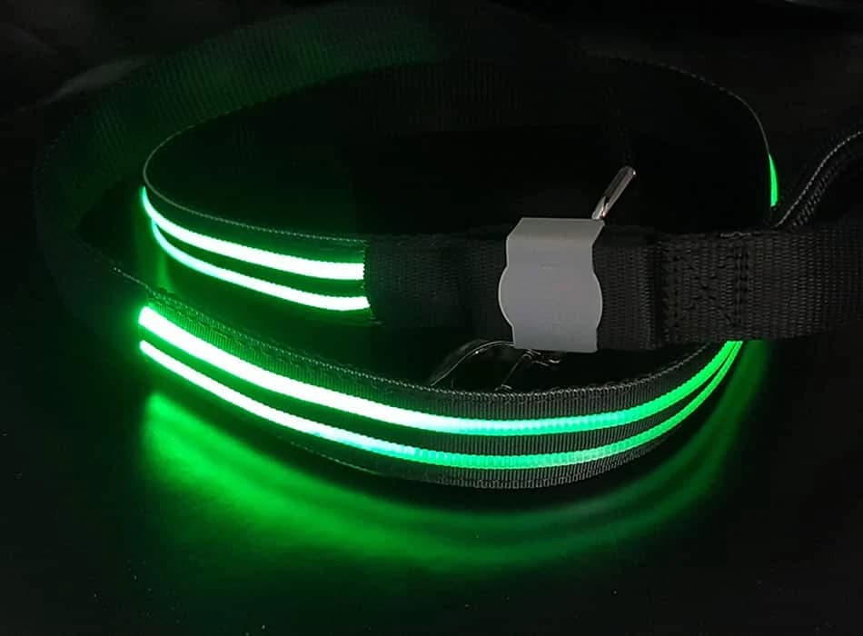LED Hondenriem PX7 - Groen Hilox