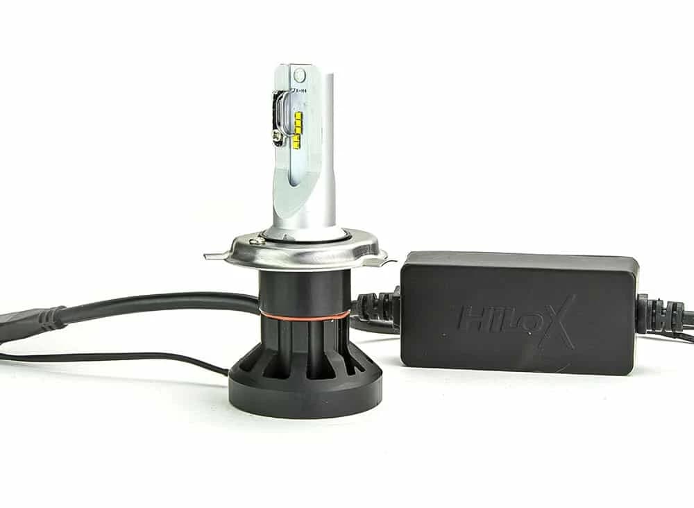 H4 XTR Black LED kit, 5700K, Hilox Performance, Solo