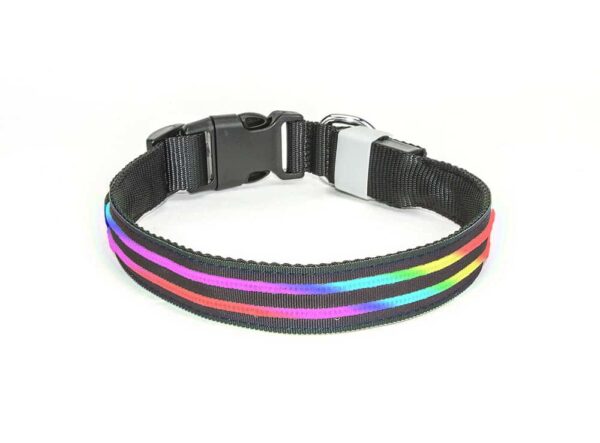 Led Halsband Waterproof Multicolor - 40cm Hond