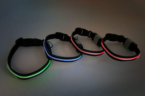 Led Halsband PX4 Groen - 28cm Hond